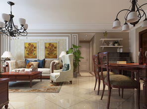 5万预算打造都会轩67平米美式一居室，天津房天下家居装修案例赏析